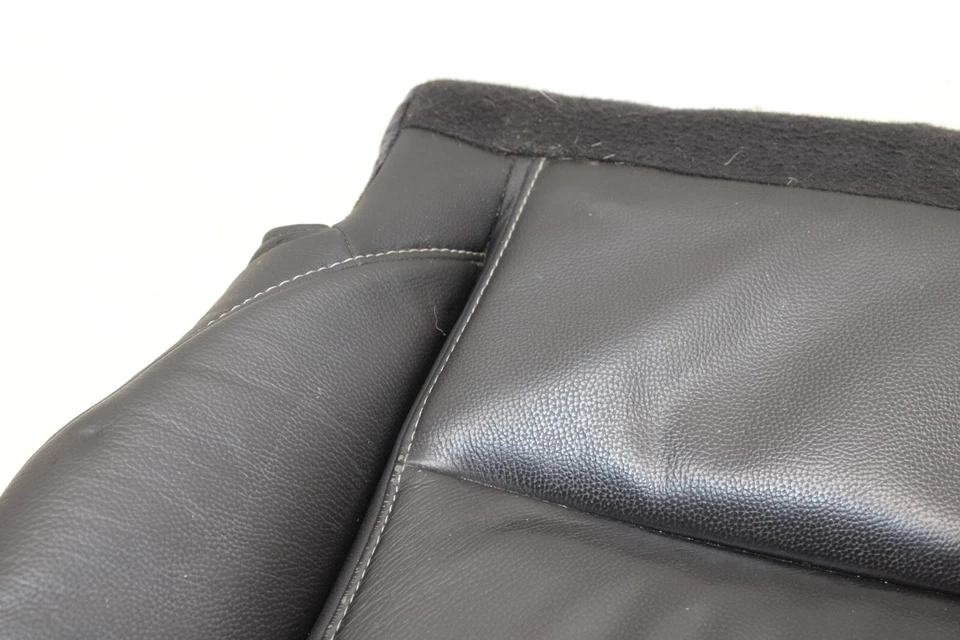 2012-2014 Acura TL Front Left Lower Seat Black W/ White Stitching OEM JP69 - Image 3 of 4