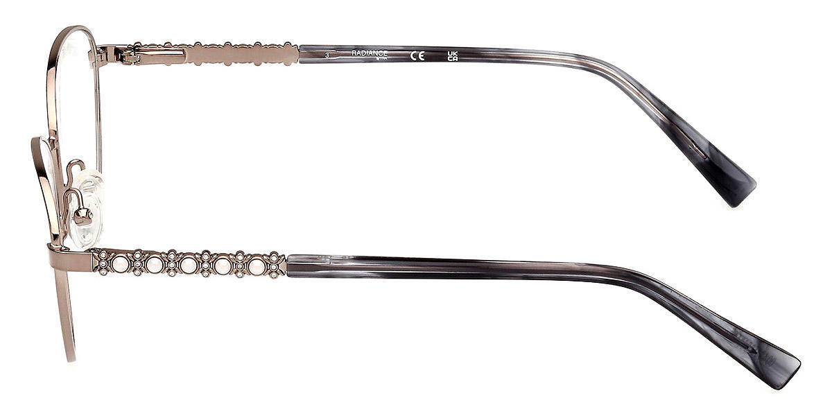 New Radiance by Viva VV-8026 014 Shiny Light Ruthenium Eyeglasses 52/16/140 New Radiance by Viva VV-8026 028 Shiny Rose Gold Eyeglasses  main image 3