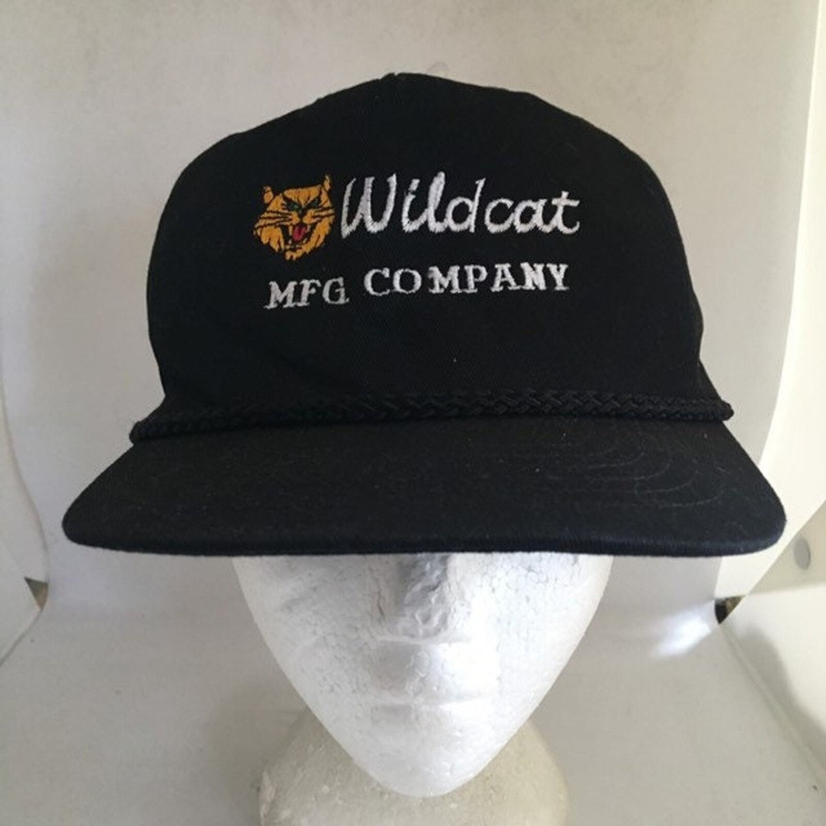 Vintage Wildcat MFG company Trucker SnapBack Hat Adjustable