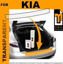 LACKSCHUTZFOLIE LADEKANTENSCHUTZ F&Uuml;R KIA CARENS FJ BIS 10/2006 - TRANSPARENT