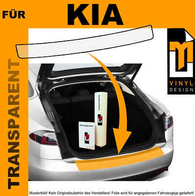 LACKSCHUTZFOLIE LADEKANTENSCHUTZ FÜR KIA CARENS FJ BIS 10/2006 - TRANSPARENT