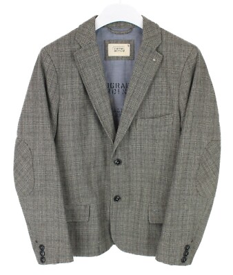 CAMEL ACTIVE Modern Fit Blazer Herren Einreihig (EU) 48 Elbow Patches