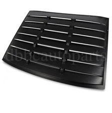 For Ford Mustang 2005-2014 Rear Window Louver GT Coupe Black Sun Shade Vent