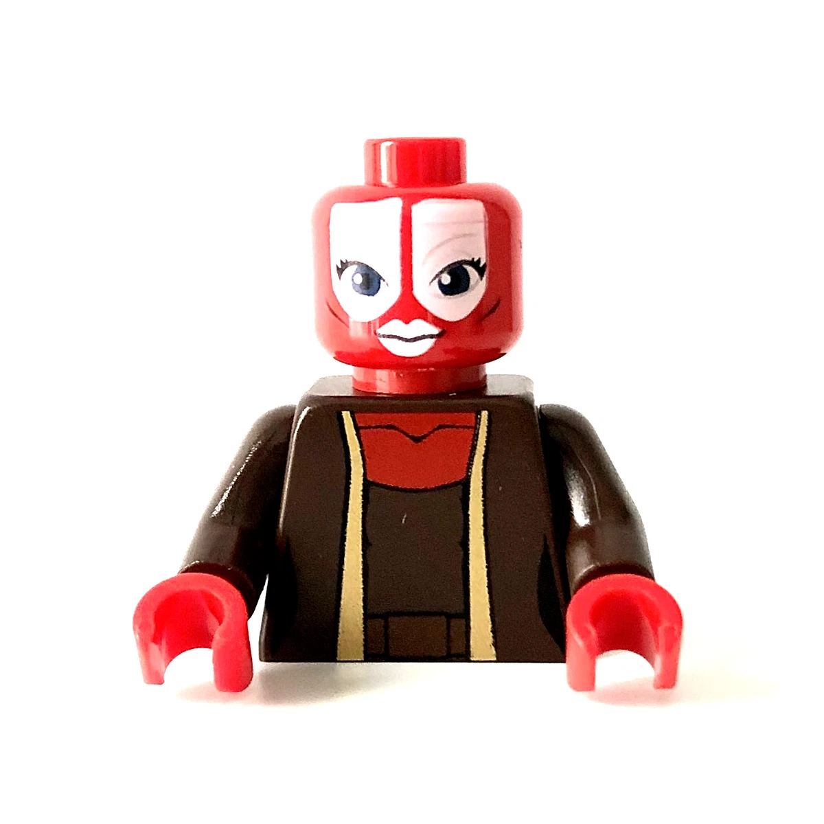 LEGO Star Wars Clone Wars Jedi Shaak Ti Minifigure Head Torso 7931