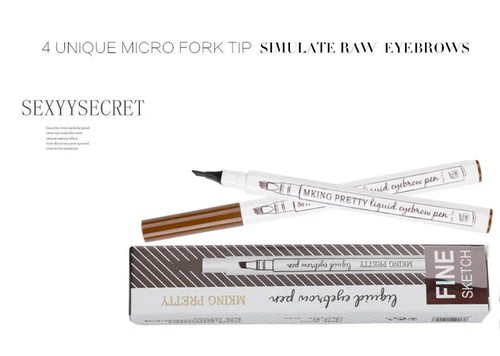 Waterproof Microblading Eye Brow Eyeliner Eyebrow Pen Pencil Brush Makeup Tools - Picture 16 of 20