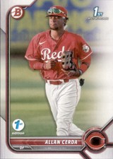 2022 BOWMAN PROSPECT 1ST EDITION CINCINNATI REDS - ALLAN CERDA #BPPF-142