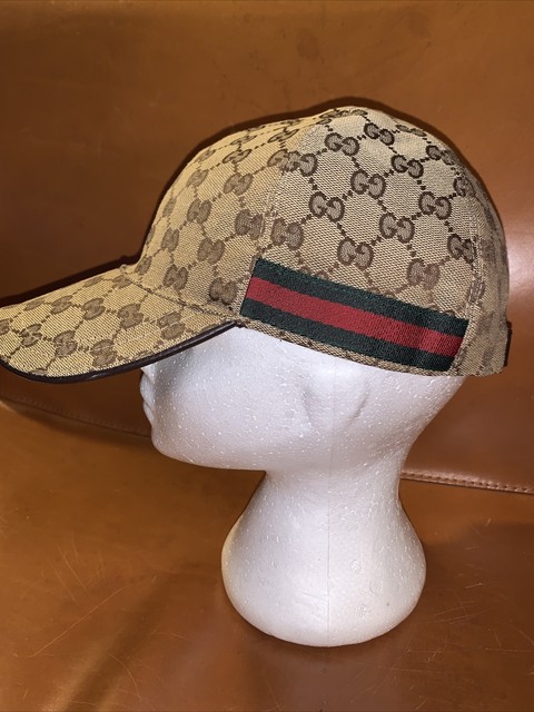 gucci gg canvas hat