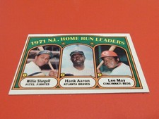 1972   TOPPS# 89   1971   N.L.  HOME  RUN  LEADERS     NM /  MINT  OR  BETTER !!