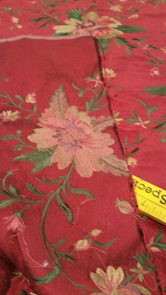 Sewing Floral Viscose Cotton Rayon  Poly High Quality  Home Dec Fabric  - Image 4 of 4