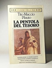 LA PENTOLA DEL TESORO DI TITO MACCIO PLAUTO TESTO LATINO A FRONTE LIBRO - (18)