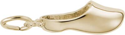 Vergoldetes Sterlingsilber Clog Schuh Charm von Rembrandt