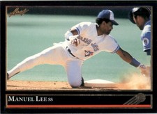 1992 Leaf Black Gold Manuel Lee Toronto Blue Jays #382 Baseball Card