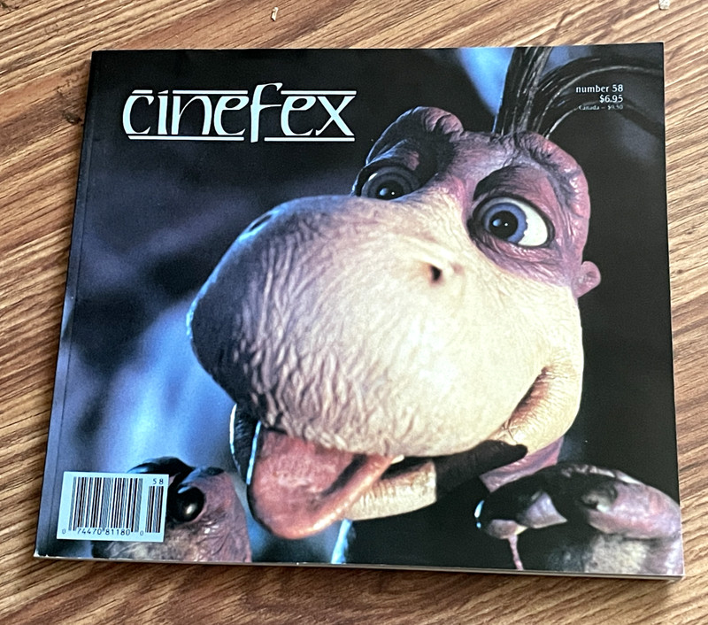 CINEFEX # 58 Magazine (1994) The Flintstones, The Hudsucker Proxy - Brand new