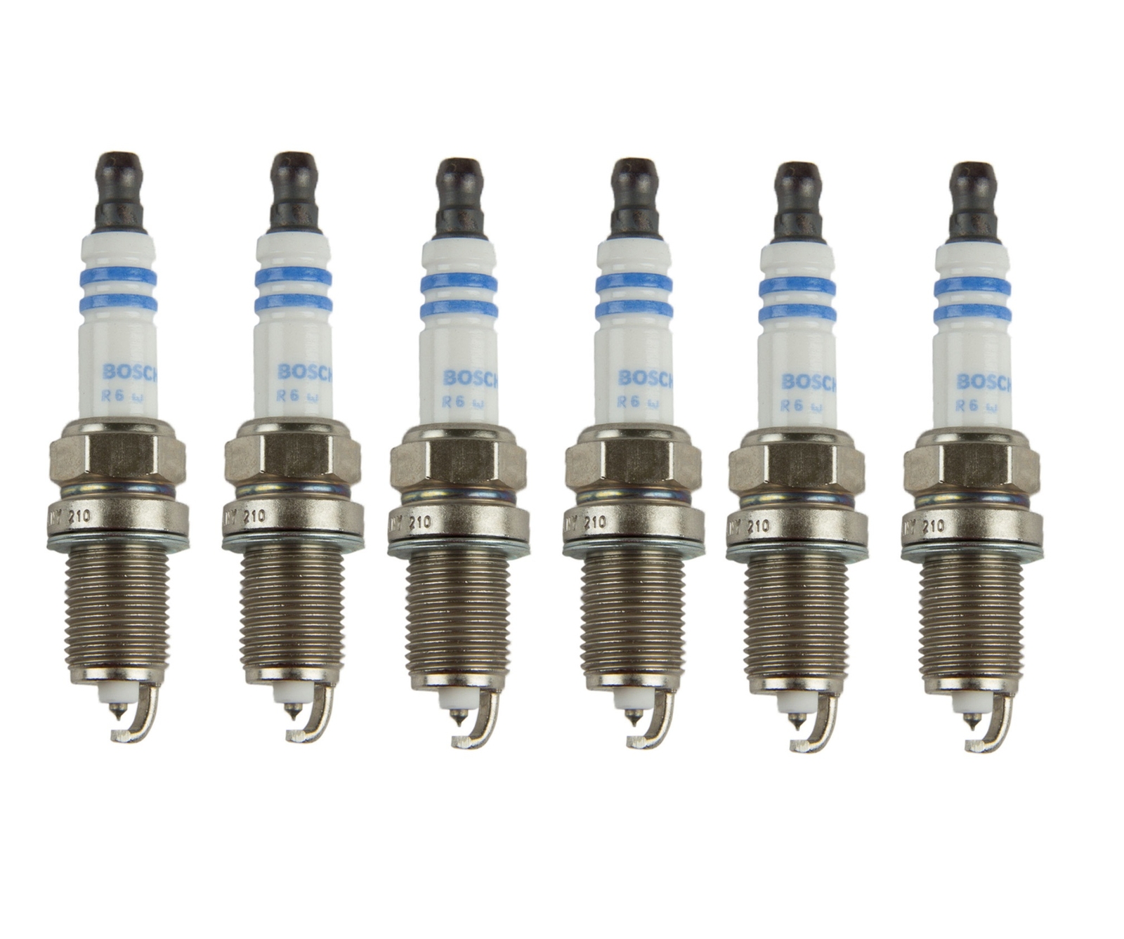 Set of 6 Spark Plugs Bosch Iridium 9604 for Acura Jeep Dodge Honda Mazda Saturn