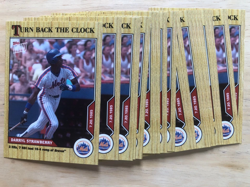Darryl Strawberry 2020 TOPPS NOW Turn Back The Clock #112 LOT OF 20  (PR 494) - Image 3 of 4