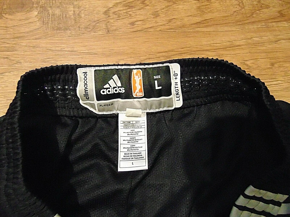 ADIDAS AUTÉNTICO WNBA SAN ANTONIO SILVER STARS REVOLUTION 30 GAME SHORTS L nba Foto 2 de 3
