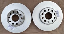VW GOLF T-ROC AUDI A3 SKODA KAROQ GENUINE FRONT VENTED BRAKE DISCS PAIR 288X25mm