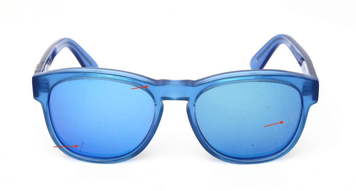 Wildfox Classic Fox 2 Sunglasses Navy Blue New Unisex WILDFOX Sunglasses - Classic Fox Blue Sunglasses | eBay main image 2
