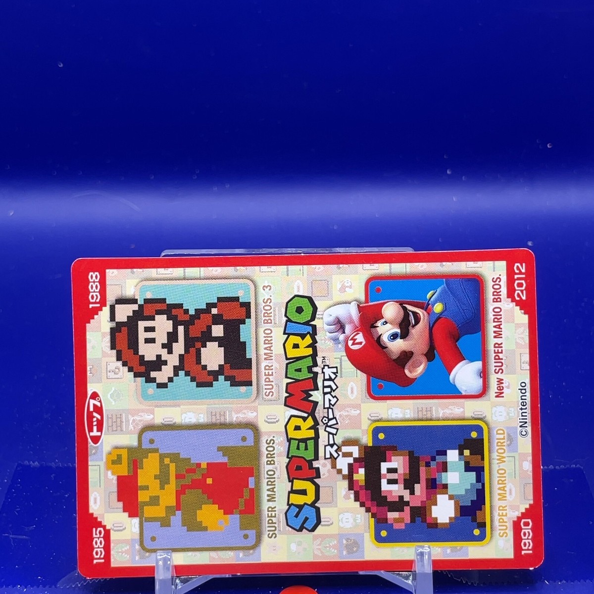 Bowser Super Mario World 1988 Top card Nintendo Japan F/S