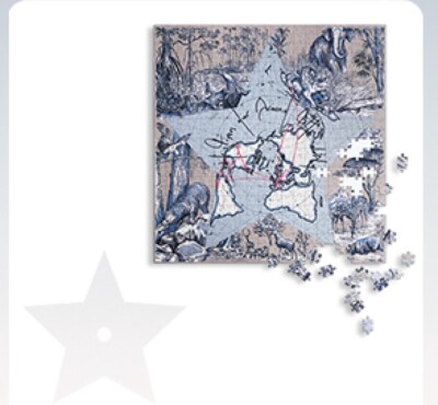 Dior ジグソーパズル Christian Dior Puzzle Around the World 500 Piece Collector's