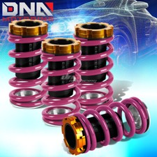 Purple Adjustable 1-4 Black Scale Suspension Coilover Spring For 88-00 Eg Ek Dc Purple Adjustable 1-4 Black Scale Suspension Coilover Spring For 88-00 Eg Ek Dc