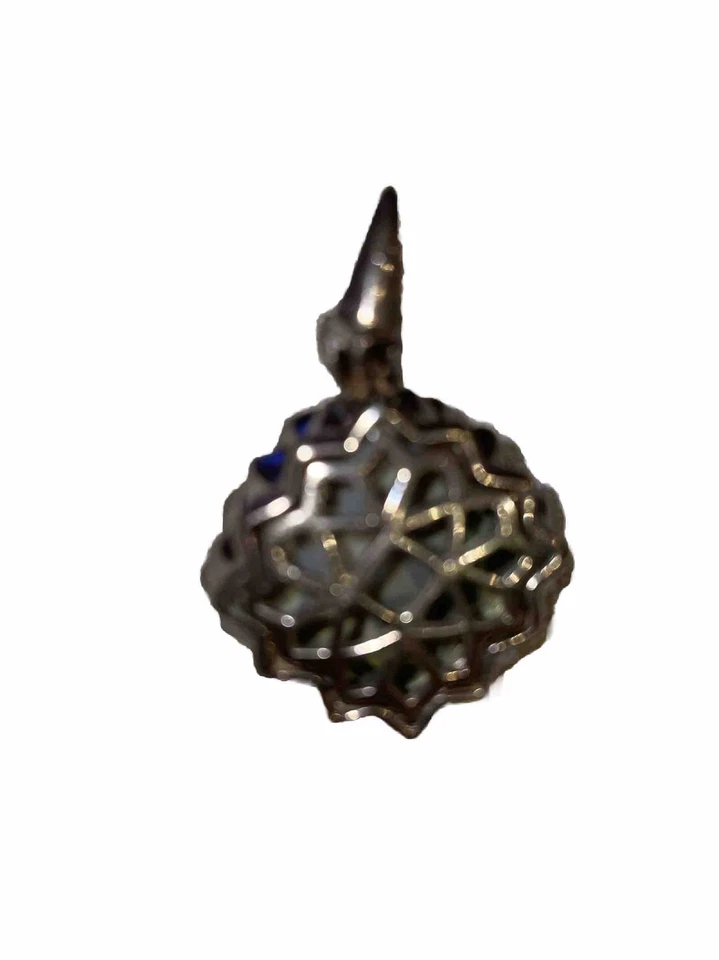 Colgante Stephen Webster Superstud Crystal Haze cadena plateada irridiscente ojo de gato Foto 2 de 3