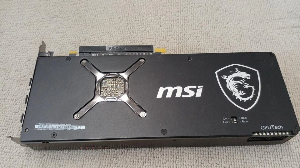 MSI AMD RADEON RX VEGA 64 8GB AIR BOOST Graphics Card - Image 4 of 4