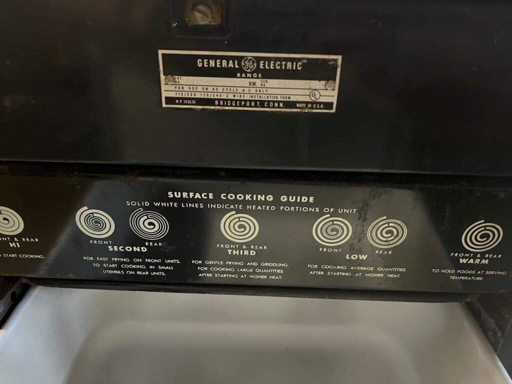 Vintage electric stove eBay