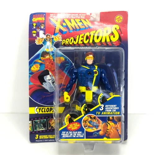 Vintage ToyBiz 1994 Marvel X-Men Projectors Cyclops w/ 3 Film Disks New & Sealed