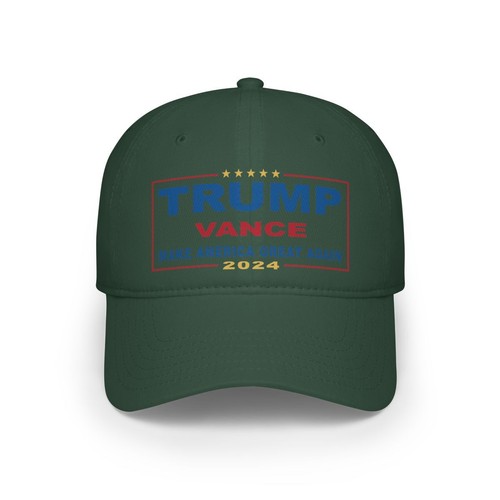 Trump Vance Make America Great Again 2024 Low Profile Baseball Cap - Picture 24 of 24