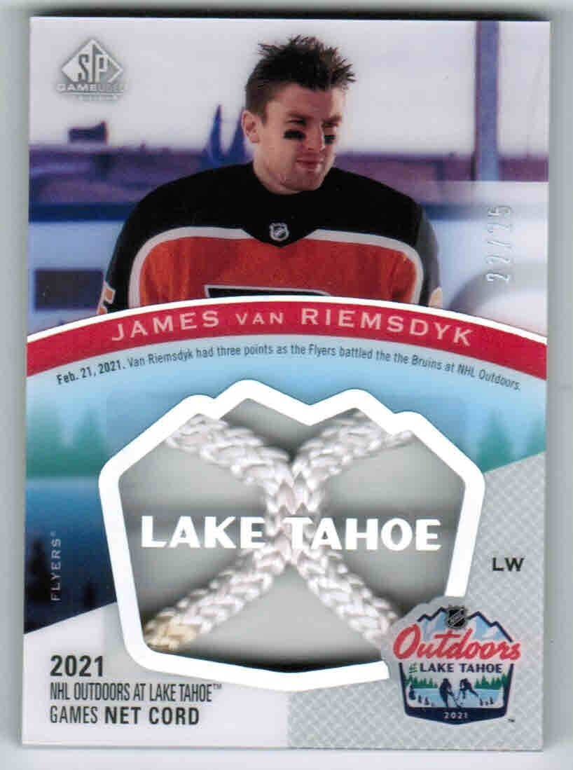 Lake Tahoe Nhl Channel 21/22 2021 SP GAME USED JAMES VAN RIEMSDYK