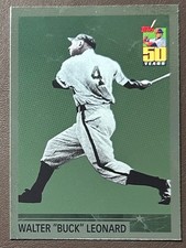 2001 Topps Chrome #WCB3 Walter "Buck" Leonard What Could Have Been