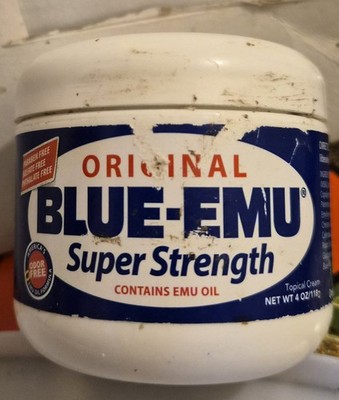 BLUE EMU ORIGINAL-SUPER STRENGTH MUSCLE/JOINT TOPICAL CREAM 4 OZ-NEW