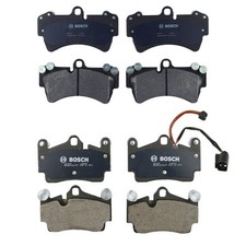 Bosch Front & Rear Brake Pads Sensor Kit For Audi Q7 Porsche Cayenne VW Touareg