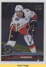 2017-18 Upper Deck Silver Foil Travis Hamonic #281 READ 8tn