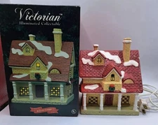 Vintage 1994 Victorian Illuminated Collectable House Brewsters Cottage