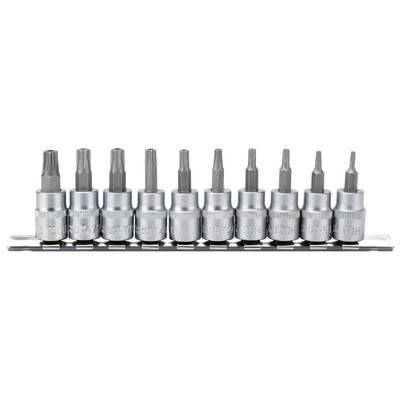 Draper Expert TX-STAR Sicherheits-Steckschlüssel-Bit-Satz 3/8'' Vierkant 48 mm 10-tlg.