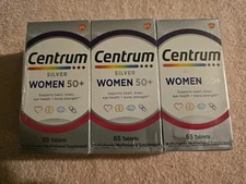 Centrum Silver Multivitamins for Women 50+ Multimineral  65 Ct- 3 Ex. 02/26
