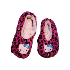 hello kitty Slippers Pink Leopard
