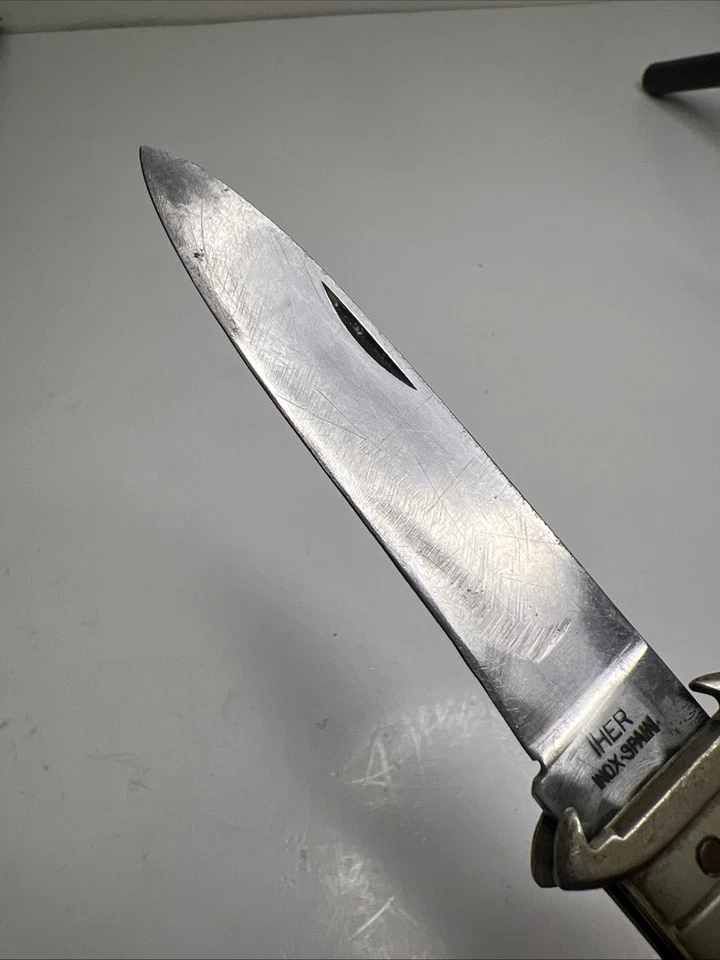 Rare Vintage IHER INOX SPAIN Folding Pocket Knife - Image 4 of 4