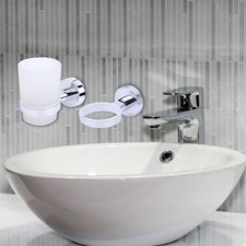 Modern Toothbrush Cup Holder Bathroom Accessories Products Wall Mounted 220210 