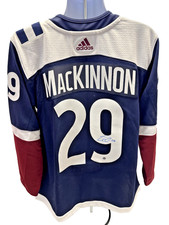 Nathan MacKinnon Autographed Jersey Colorado Avalanche Alternate Adidas
