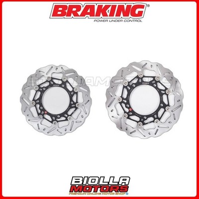 SATZ BREMSSCHEIBEN VORNE BRAKING SUZUKI GSF BANDIT S ABS 1250 2015- [WAVE FLO