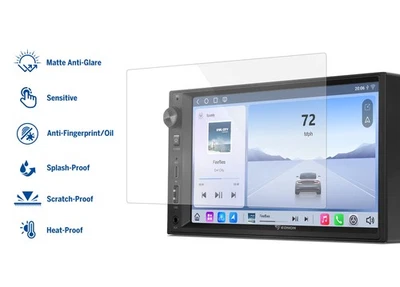 7 Zoll PET Entspiegelt Displayschutzfolie für Android Autoradio Radio GPS Navi - Bild 1 von 4