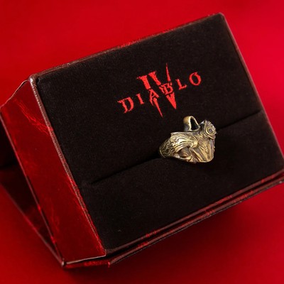 Diablo IV x RockLove Inarius Ring Gr. 7   Official Blizzard Schmuck Neu & OVP 