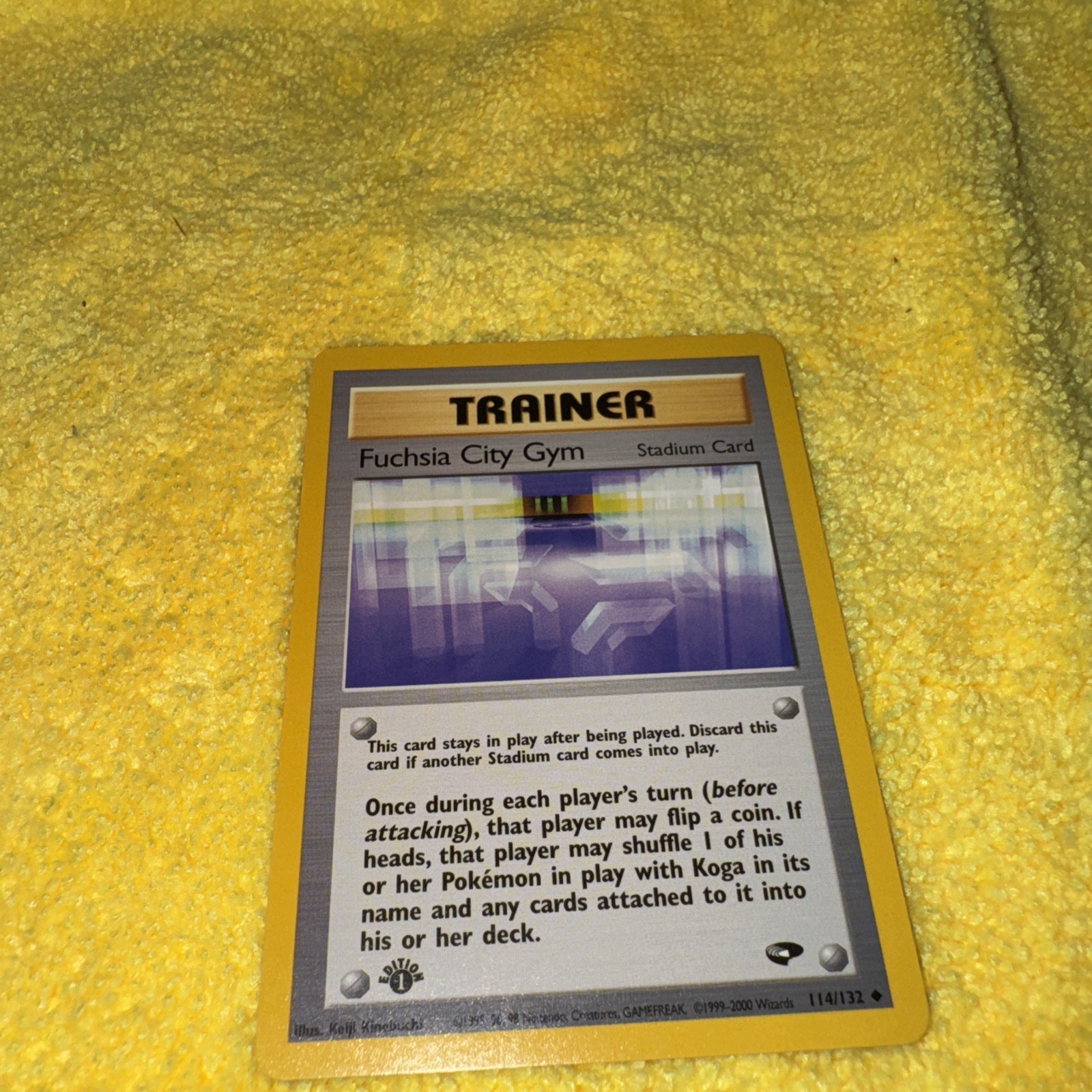 1st Edition Fuchsia City Gym 114/132 - Gym Challenge - Near Mint