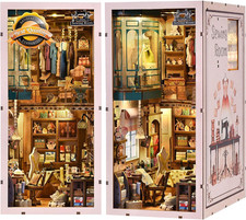 Book Nook Kit Sewing Room DIY Miniature Dollhouse 3D Wooden Puzzle