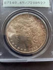 1882 S Morgan Dollar PCGS MS65 Rattler Holder