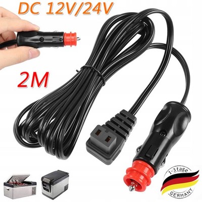 12V-24V Kfz-Stromversorgungskabel für Alpicool, Kühlboxen, Verlängerungskabel 2M