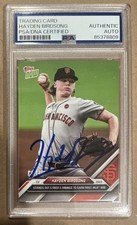 2024 Topps Now Hayden Birdsong Auto Autograph Signed Card PSA